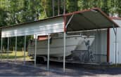 A boxed Eache carport