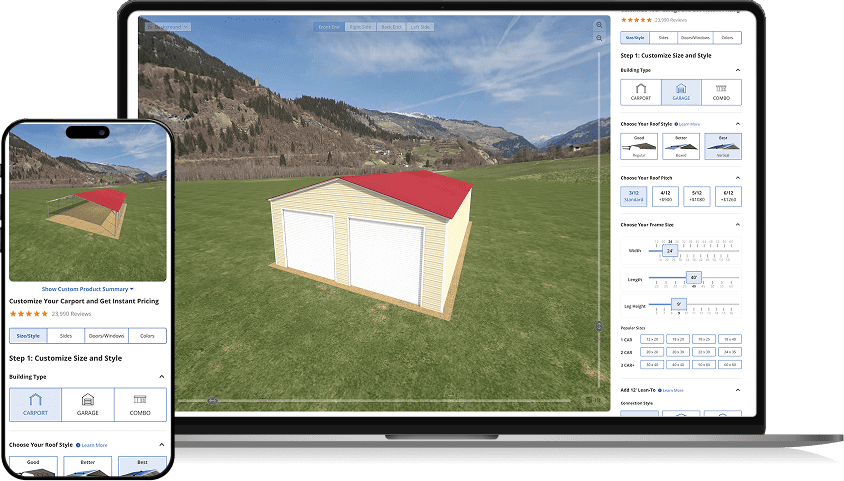 Screenshot of the 3D builder tool