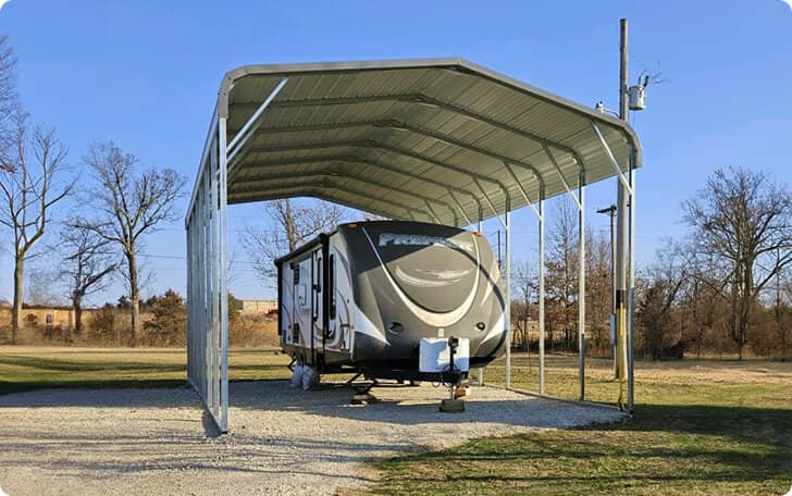 Regular Roof RV Carport