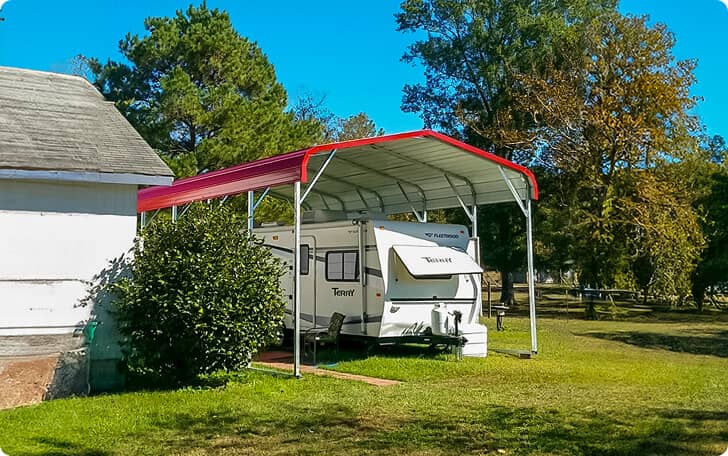 Regular Roof RV Carport