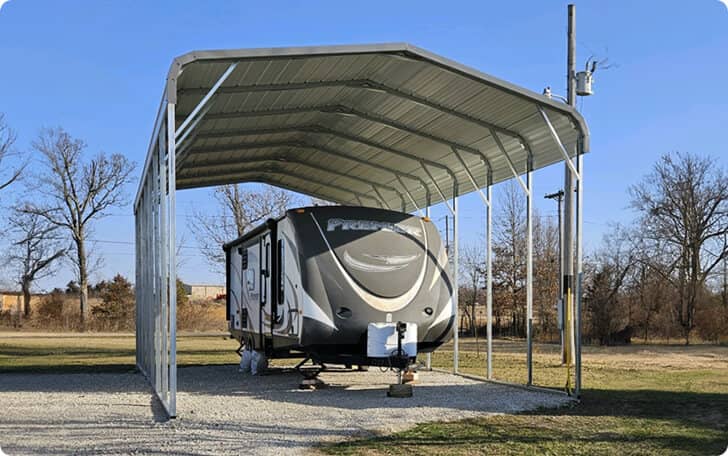 Regular Roof RV Carport