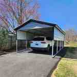 12x20 vertical metal carport