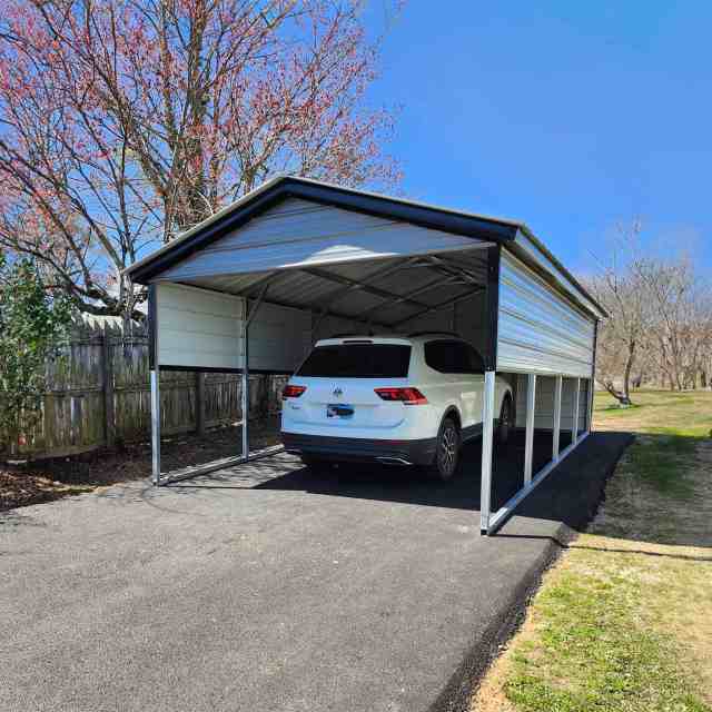 12x20 Vertical Carport FL