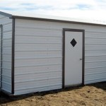 12x20 boxed eave metal garage