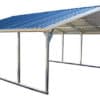 12x20 vertical roof metal carport