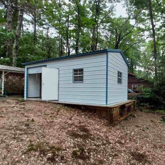 12x25 Vertical Roof Garage