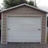 12x25 boxed eave metal garage