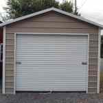 12x25 boxed eave metal garage florida