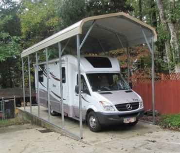 12x25 Regular Roof Carport