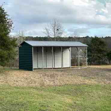 12x30 Vertical Roof Carport