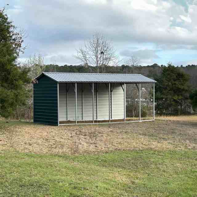 12x30 Vertical Carport