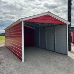 12x30 vertical metal carport