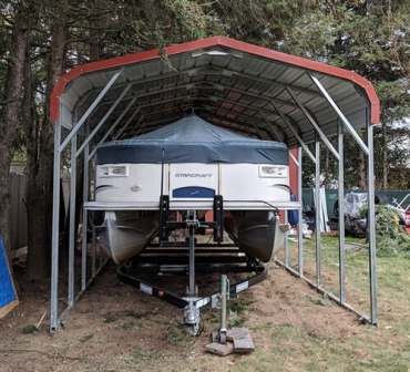 12x30 Regular Roof Carport Florida