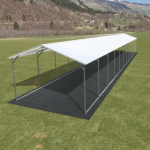 12x55 vertical metal carport