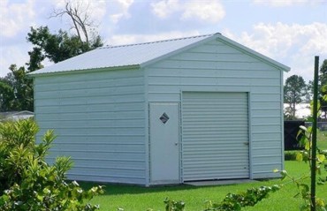 18x20 Vertical Roof Metal Building Florida