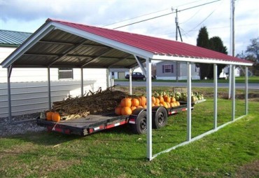 18x20 Vertical Roof Metal Carport Florida