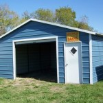 18x25 boxed eave metal garage florida