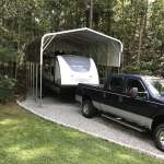 18x25 regular metal carport