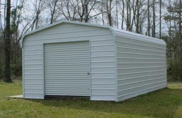 18x25 Regular Roof Metal Garage Florida