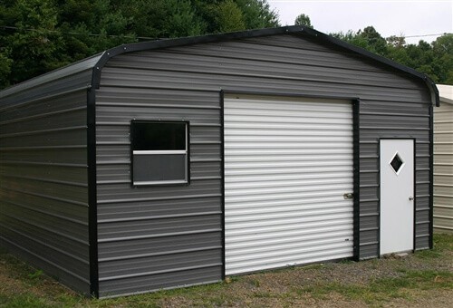 18x30 Regular Style Metal Garage - Alan's Factory Outlet