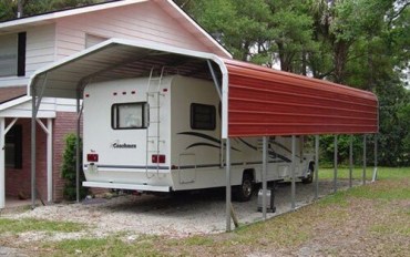 18x35 Regular Roof Carport North