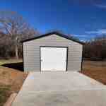 20x20 Vertical Roof Garage