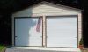 20x20 boxed eave metal garage florida