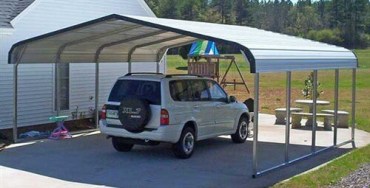 20x20 Regular Roof Carport Florida