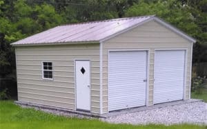 20x20 Metal Garage from $4,750.00 [Premium Vertical Roof]