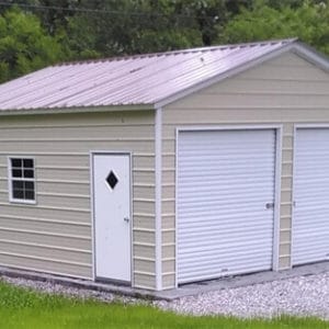 20x20 Metal Garage from $4,750.00 [Premium Vertical Roof]