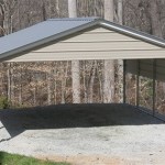 20x20 vertical roof metal carport