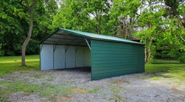 20x25 Vertical Roof Metal Carport