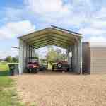 20x30 Boxed Eave Roof Carport