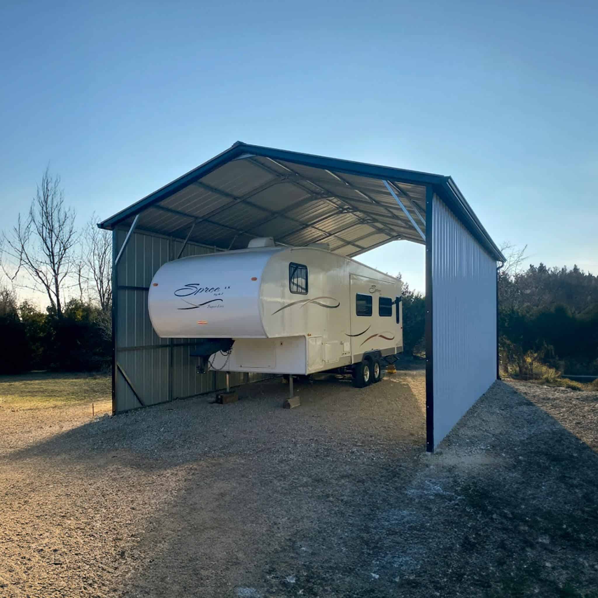 20x30 Metal Carport from $3,095.00 [Premium Vertical Roof]