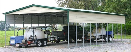 20x41 Steel RV Cover 20x41 Vertical Roof Metal RV Carport