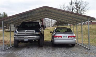 22x20 Boxed Eave Style Carport