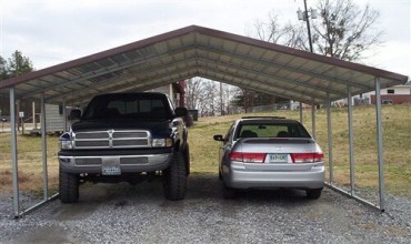 22x20 Boxed Eave Roof Carport