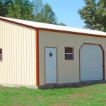 22x30 vertical metal garage