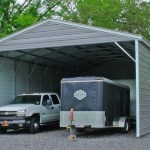 22x35 vertical roof metal carport