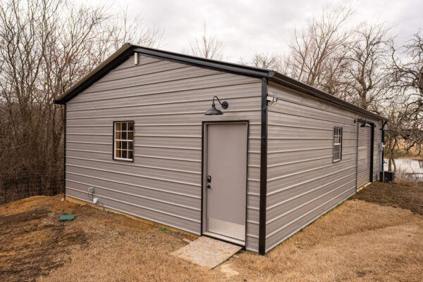 26x35 Regular Roof Triple Wide Metal Garage - Alan's Factory Outlet