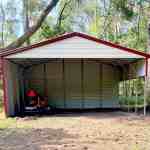 24x20 Vertical Carport