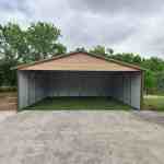 24×20 Boxed Eave Roof Carport