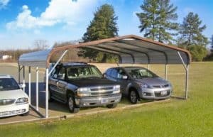 24x20 Regular Roof Carport Florida - Alan's Factory Outlet