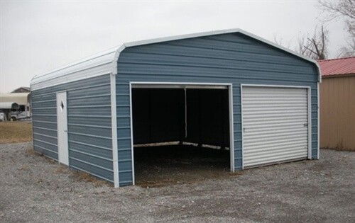 24x25 regular metal garage