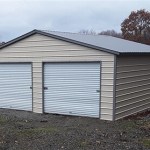 24x25 vertical metal garage florida