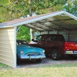 24x25 vertical roof metal carport