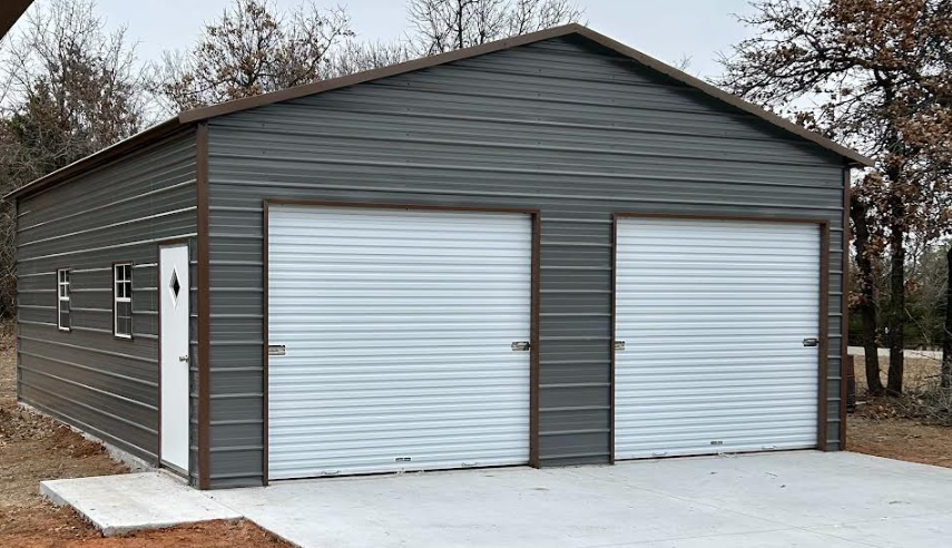 20x30x11 Steel Garage - American Metal Garages