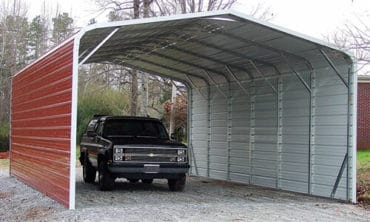 24x30 Regular Roof Carport
