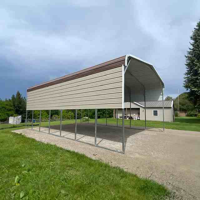 24×35 Regular Roof Carport