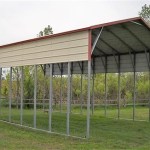 24x50 vertical metal carport